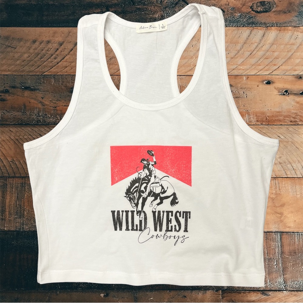 Wild West cowboys  tank  S-L available brand new